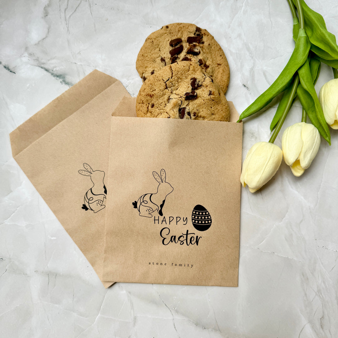 Happy Easter Cookie Bag, Easter Celebration Favor Bag, Easter Gift Favor Bag, Cookie Bag - BAG-001