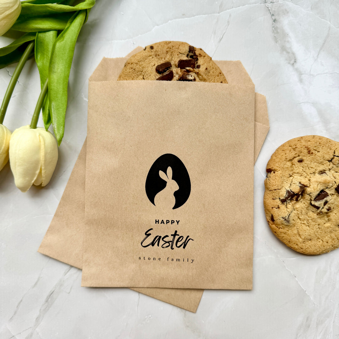 Happy Easter Cookie Bag, Happy Easter Celebration Personalized Favor Bag, Easter Gift Favor Bag, Cookie Bag - BAG-002