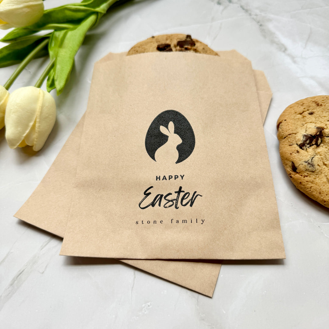 Happy Easter Cookie Bag, Happy Easter Celebration Personalized Favor Bag, Easter Gift Favor Bag, Cookie Bag - BAG-002