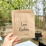 Load image into Gallery viewer, All you need is Love and Cookies Bag, Wedding Cookie Bag, Anniversary Celebration Personalized Favor Bag, Party Gift Favor Bag, Cookie Bag - BAG-007
