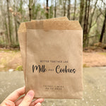 Load image into Gallery viewer, Better together like Milk and Cookies Bag, Wedding Cookie Bag, Anniversary Celebration Personalized Favor Bag, Party Gift Favor Bag - BAG-006
