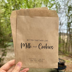 Load image into Gallery viewer, Better together like Milk and Cookies Bag, Wedding Cookie Bag, Anniversary Celebration Personalized Favor Bag, Party Gift Favor Bag - BAG-006
