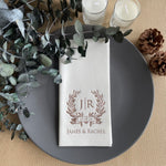 Load image into Gallery viewer, Personalized Napkin with Luxury Design for Wedding - NPKN-01
