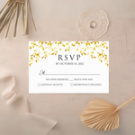 Load image into Gallery viewer, Printed RSVP Card and Envelope - RSVP-010
