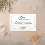 Load image into Gallery viewer, Printed RSVP Card and Envelope - RSVP-003
