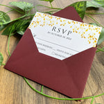 Load image into Gallery viewer, Printed RSVP Card and Envelope - RSVP-009
