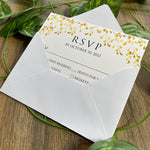 Load image into Gallery viewer, Printed RSVP Card and Envelope - RSVP-009
