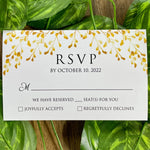 Load image into Gallery viewer, Printed RSVP Card and Envelope - RSVP-009
