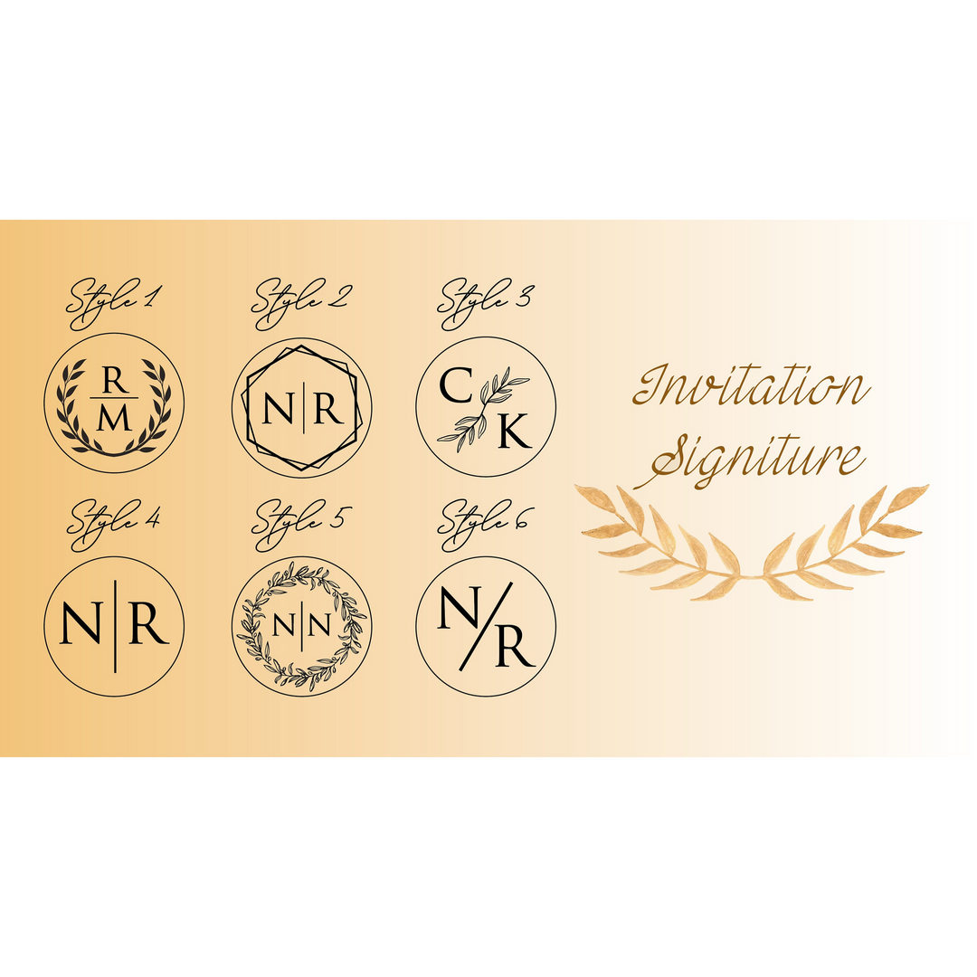 Customized Wax Seal Stamp with Monogram Options, Personalized Wedding Wax seal, Wax seal with initials - WAXSEAL001