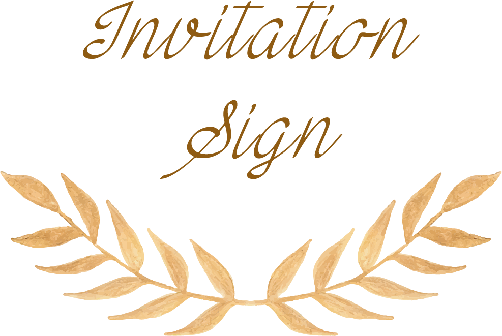 Invitation Signature