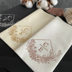 Load image into Gallery viewer, Wedding Napkin- Personalized Linen-Like Napkins for Weddings and Engagement Party - NPKN-05
