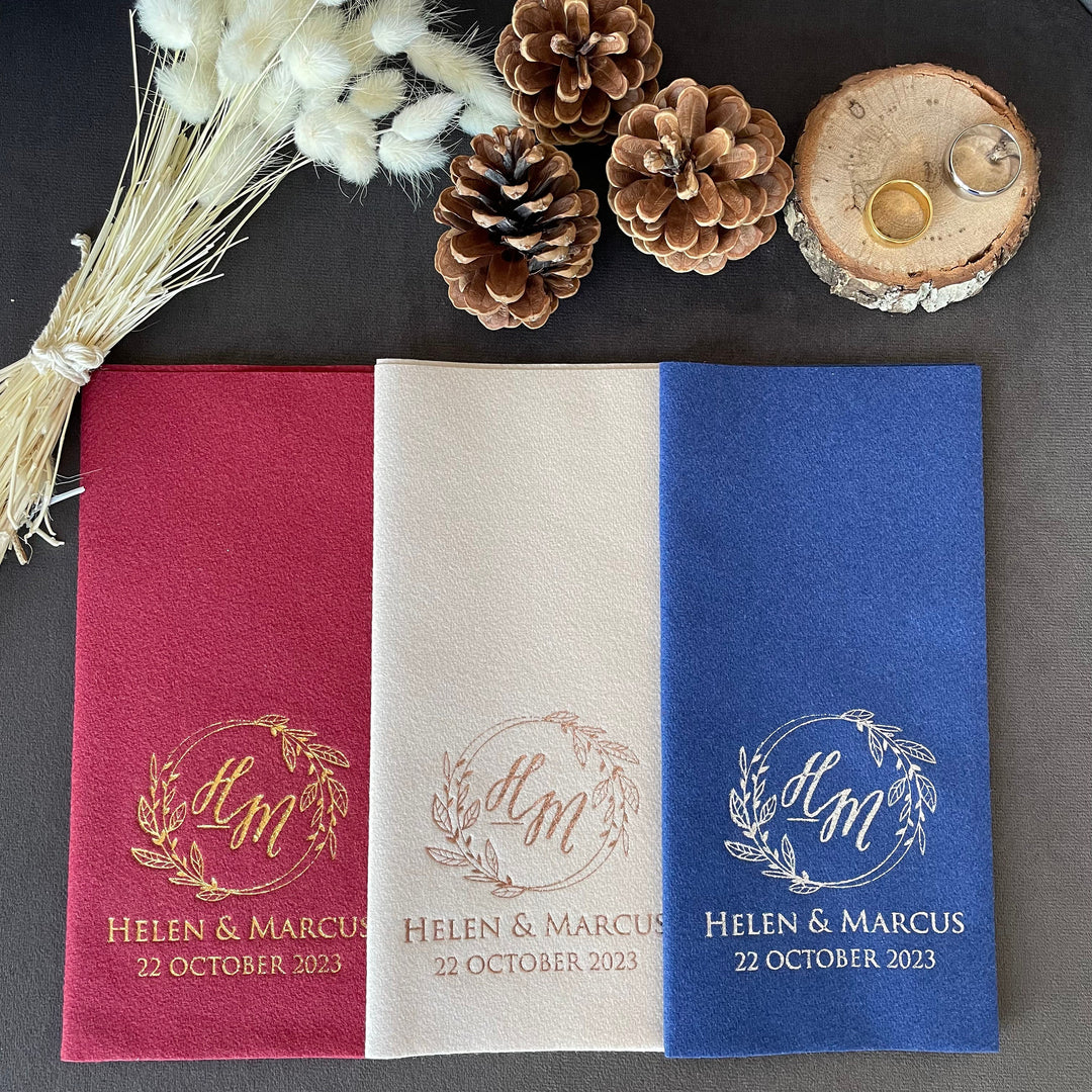 Personalized Dining Napkin for Wedding - NPKN-04