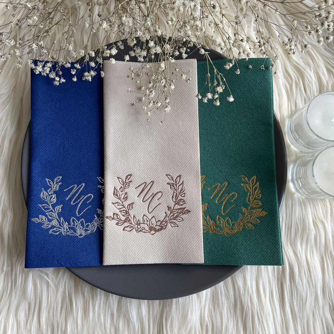 Monogrammed Dining Napkin for Special Events - NPKN-08