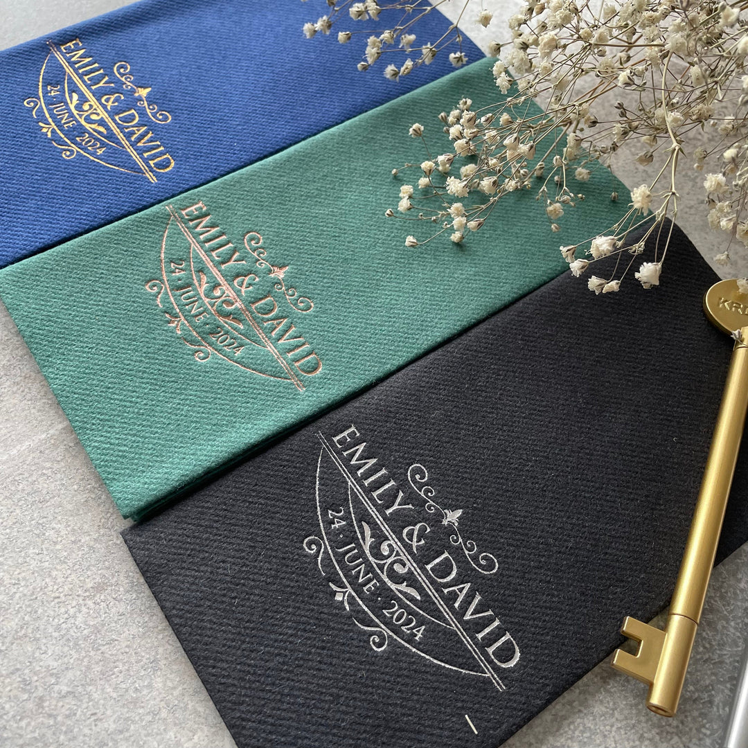 Personalized Dining Napkin for Wedding and Events - with luxury touch - NPKN-09