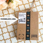 Load image into Gallery viewer, Amazon Box Ornament for Christmas Tree, Personalized Shipping Label, Mini Amazon Box Tree Decor, Gift for Amazon Lover - AMZNBOX-001
